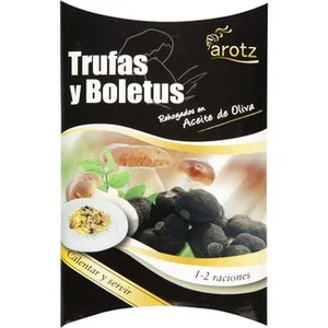 Trufas y Boletus Rehogados en Aceite de Oliva Calentar y Servir Arotz