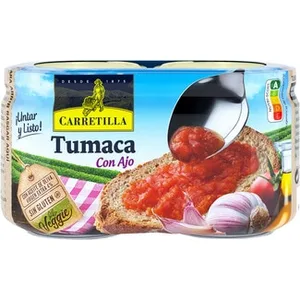 Tumaca con Ajo sin Gluten Pack 2 Carretilla