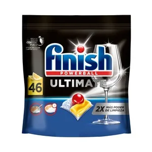 Finish Ultimate Capsulas de Lavavajilllas Máquina 46 Dosis 640g 640 G