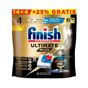 Finish Ultimate Plus Dosis de Lavavajillas Concentrado 878.4gr 72 Dosis. 878 G