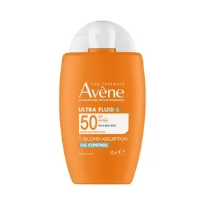 Thermale Avéne Ultra Fluid Oil Control Protector Solar de Secado Rápido con FPS 50 (muy Alto) 50 Ml.