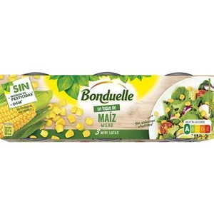 Un Toque de Maíz Dulce en Grano Pack 3 Bonduelle