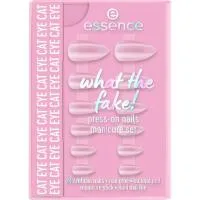 Uñas Postizas Press On What The Fake 02 Cat Eye Essence, 1 Ud