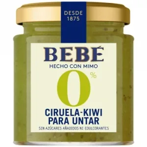 Untable de Ciruela y Kiwi Bebé sin Azúcar Añadido 230 G.