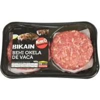 Hamburguesa de Vaca Bikain, 4 Unid, Bandeja 480 G