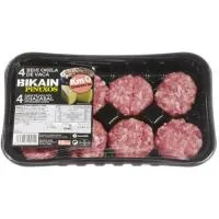 Mini Hamburguesa de Vaca Bikain, 8 Uds., Bandeja 240 G