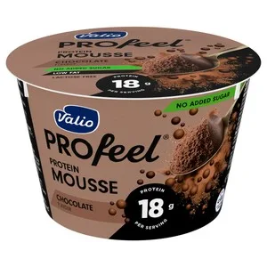 Valio Profeel Mousse de Chocolate sin Azúcares Añadidos y con Alto Contenido en Proteínas (18 G)  150 G.