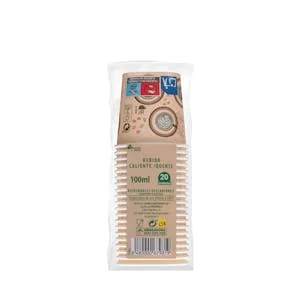 Vaso Pequeño Bosque Verde Apto para Bebida Caliente 20 UD
