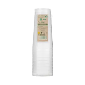 Vasos Medianos de Plástico Bosque Verde Reutilizables 10 UD