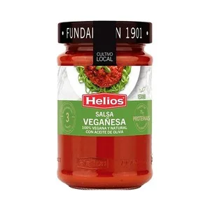 Helios Vegañesa Salsa de Tomate 100% Vegana 380 G.
