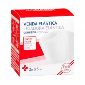 Venda Elástica Cohesiva Deliplus Fijación Fuerte 1 UD