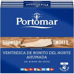 Ventresca de Bonito del Norte Ahumada en Aceite de Oliva Portomar