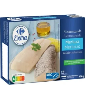 Ventrescas de Merluza Carrefour Extra 400 G