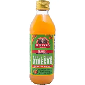 Vinagre Ecológico de Sidra de Manzana sin Filtrar ni Pasteurizar y con la Madre sin Gluten Manuel Busto