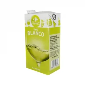 Vino Blanco Carrefour Classic Brik 1 L.
