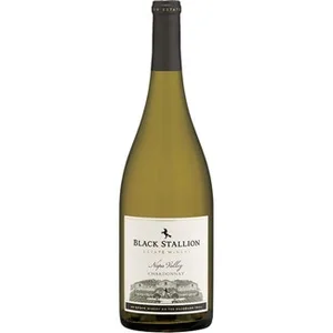 Vino Blanco Chardonnay Napa Valley de California Black Stallion