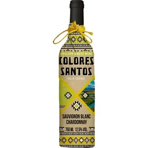 Vino Blanco Chardonnay Sauvignon Blanc de Chile  Colores Santos 75 CL