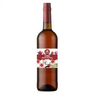 Vino Blanco con Crianza Pedro Ximénez para Cocinar Aromatizado con Hierbas Carrefour 75 Cl.