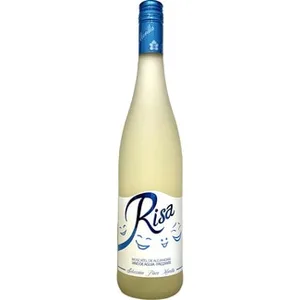Vino Blanco de Aguja Semi Dulce de Moscatel de Alejandría Risa