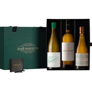 Vino Blanco DO Rueda Prieto Pariente Viogner Vino Blanco VT Castilla Leon 2 + Apasionado Vino Blando DO Rueda Botella 50 Cl+ Sacacorchos Jose Pariente