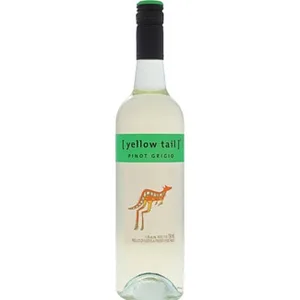 Vino Blanco Pinot Grigio de Australia  Yellow Tail 75 CL