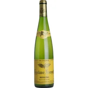 Vino Blanco Riesling Reserva AOC Alsacia de Francia Gustave Lorentz