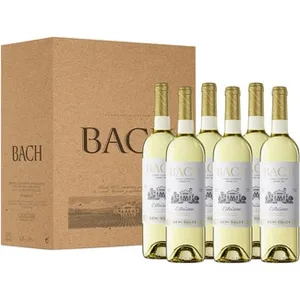 Vino Blanco Semi Dulce DO Cataluña Caja 6 Bach Extrisimo