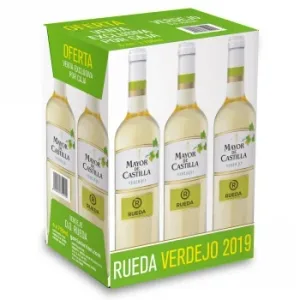 Vino Blanco Verdejo Mayor de Castilla D.o. Rueda Pack de 6 Botellas de 75 Cl.