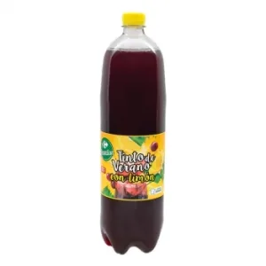Vino de Verano con Limón Carrefour Sensation Botella 1,5 L.