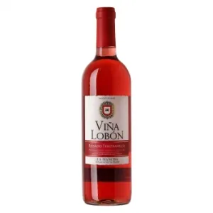 Vino Rosado Tempranillo Viña Lobón D.o. Mancha 75 Cl.