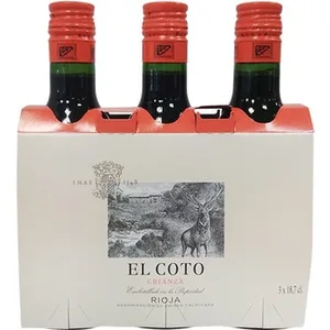 Vino Tinto Crianza Doca Rioja Pack 3  el Coto 18.7 CL