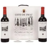 Vino Tinto Reserva D.o. Rioja el Coto, Pack 2x75 Cl + 2 Copas