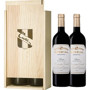 Vino Tinto Reserva Doca Rioja Estuche 2 Cvne Imperial