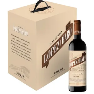 Vino Tinto Selección de la Familia Crianza Doca Rioja Caja 6  Hacienda Lopez de Haro 75 CL