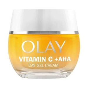 Olay Vitamin C + AHA Crema en Gel de Día, para un Tono de Piel Luminoso y Uniforme 50 Ml.