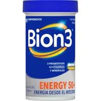 Vitamina A,b12,c,d & Hierro Energy50+ Bion3, Bote 90 Comprimidos