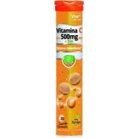 Vitamina C Efervescente 500 Mg Vive+, Bote 20 Comprimidos