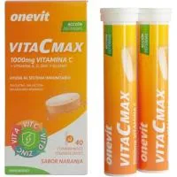 Vitamina C Efervescente Onevit, Tubo 40 Comprimidos