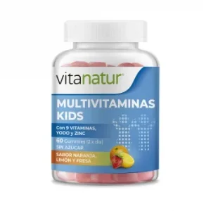 Vitanatur Multivitaminas Kids sin Azúcar, sin Gluten y sin Lactosa 60 Ud.