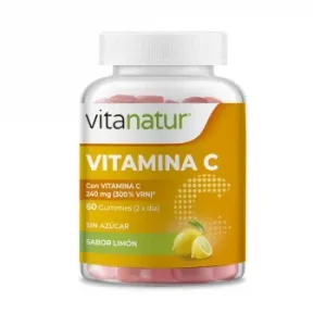 Vitanatur Vitamina C sin Azúcar, sin Gluten y sin Lactosa 60 Ud.