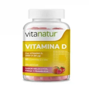 Vitanatur Vitamina D sin Azúcar, sin Gluten y sin Lactosa 60 Ud.