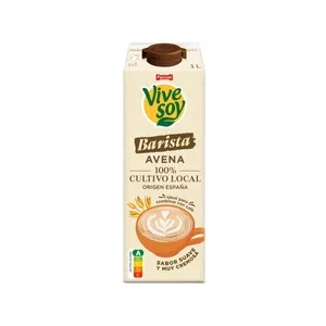 Vivesoy Bebida Avena Barista sin Azúcar Añadido 1 L. 1000 ML