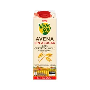 Vivesoy Bebida de Avena de Cultivo Local 100%, sin Azúcar de Pascual 1 L. 1000 ML