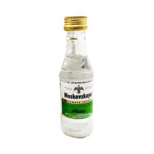 Moskovskaya Vodka Blanco de Triple Destilación Botella de 5 Cl.