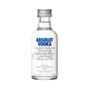 Absolut Vodka Blanco Elaborado en Suecia Botella 5 Cl.