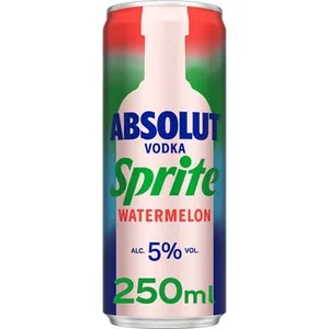 Vodka con Sprite Watermelon Absolut