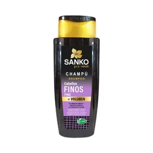 Sanko + Volumen Champú con Natura-tec Abysoft para Cabellos Finos 270 Ml.