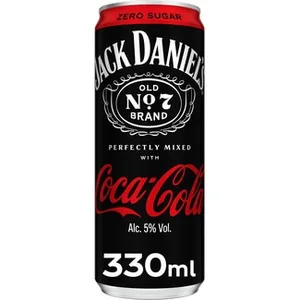 Whiskey Combinado Cola Zero sin Azucar Jack Daniel's