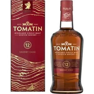 Whisky de Malta Escocés 12 Años Tomatin