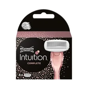 Wilkinson Intuition Complete Recambio con 5 Hojas para Maquinillas de Depliación Femenina 4 Uds. 3 UD